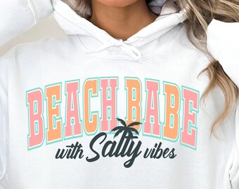 Beach Babe SVG PNG: Trendy Summer Vibes (Digital Download)