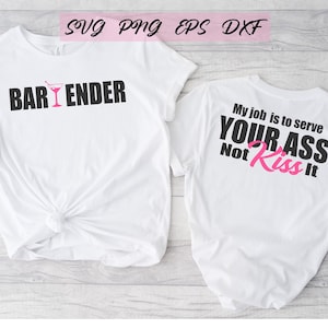Bartender Serve Your digital design svg, png, eps, dxf