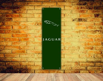JAGUAR Banner Vinyl Garage Sign,office or showroom, Flag, Racing Poster, Auto Car Shop, Car Poster, Garage Decor, Gift ,workshop