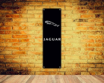 JAGUAR Banner Vinyl Garage Sign,office or showroom, Flag, Racing Poster, Auto Car Shop, Car Poster, Garage Decor, Gift ,workshop