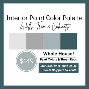 Custom Interior Paint Color Palette