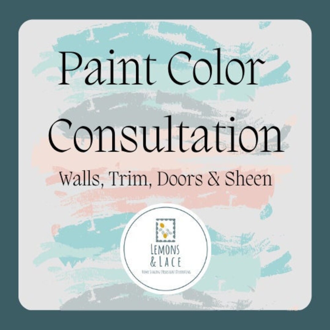 Virtual Paint Color Consultation samples Provided Etsy