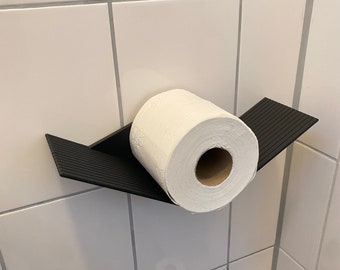 Toiletrolhouder met plakstrips - Minimalistisch Hangend Rek voor Badkamer