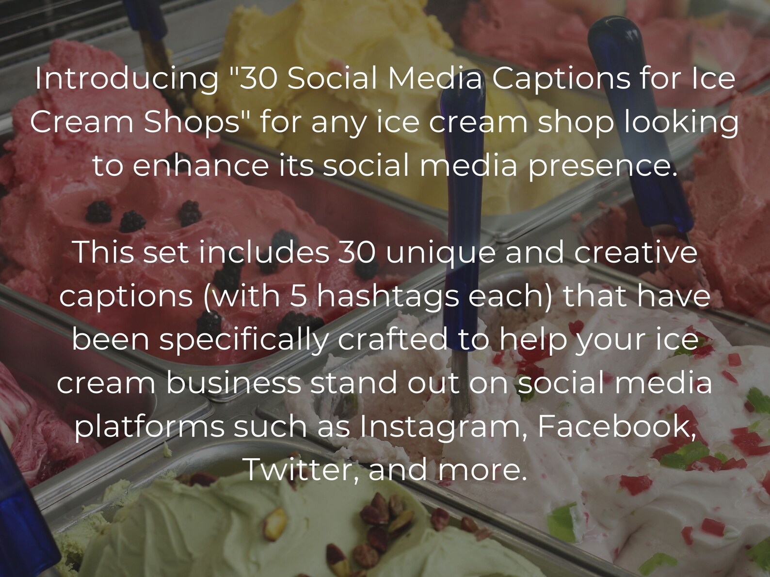 Social Media Captions For Ice Cream Shops Social Media For Ice Cream