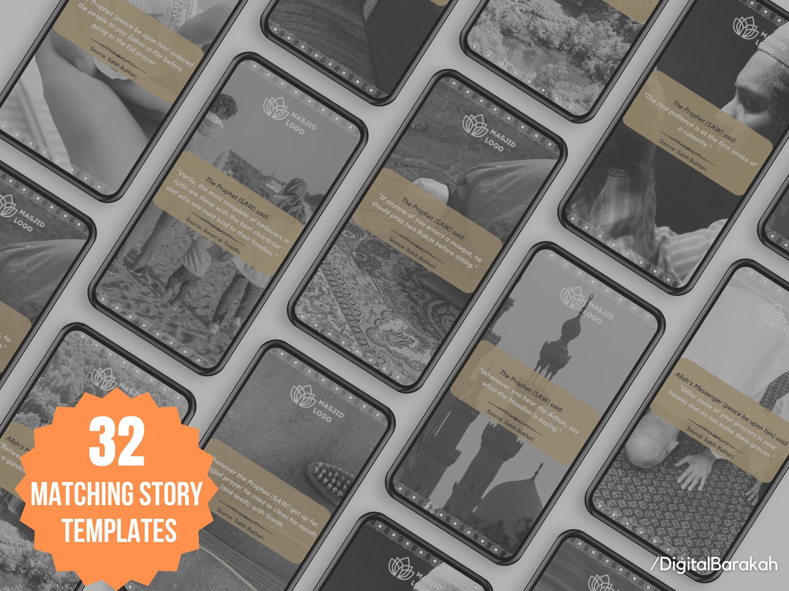Hadees Page Design 64 X Short Ahadith Social Media Designs + Content + Hashtags | Hadiths ...