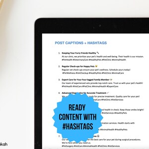 81 x Social Media Templates WITH REAL CONTENT + HASHTAGS for Charities | Instagram Posts and Carousel Template Designs for Vet Clinics