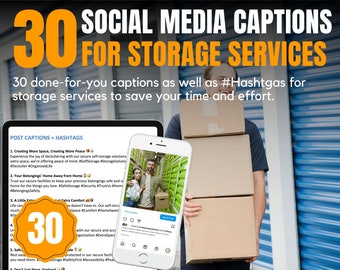 Social Media Captions for Self-Storages | Social Media For Self-Storage | Instagram Captions For Self Storage | Self Storage Captions