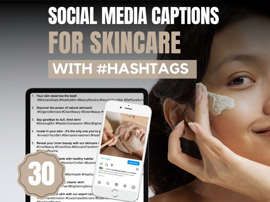 Social Media Captions for Skincare Social Media for Skincare Instagram