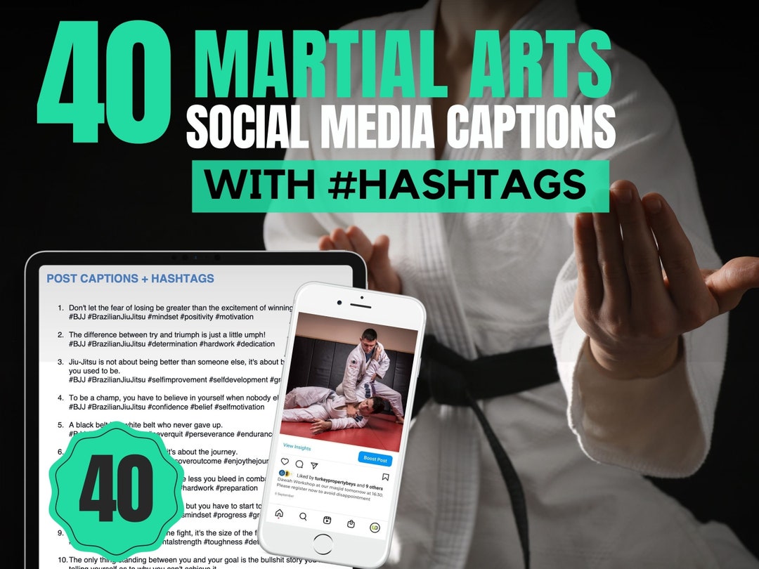 40 Social Media Captions for Martial Arts Clubs With Hashtags Social