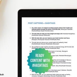 81 x Social Media Templates for Keto Coaches | Social Media Content For Keto Businesses | Canva Templates For Keto Coaches, Ketogenic Diet