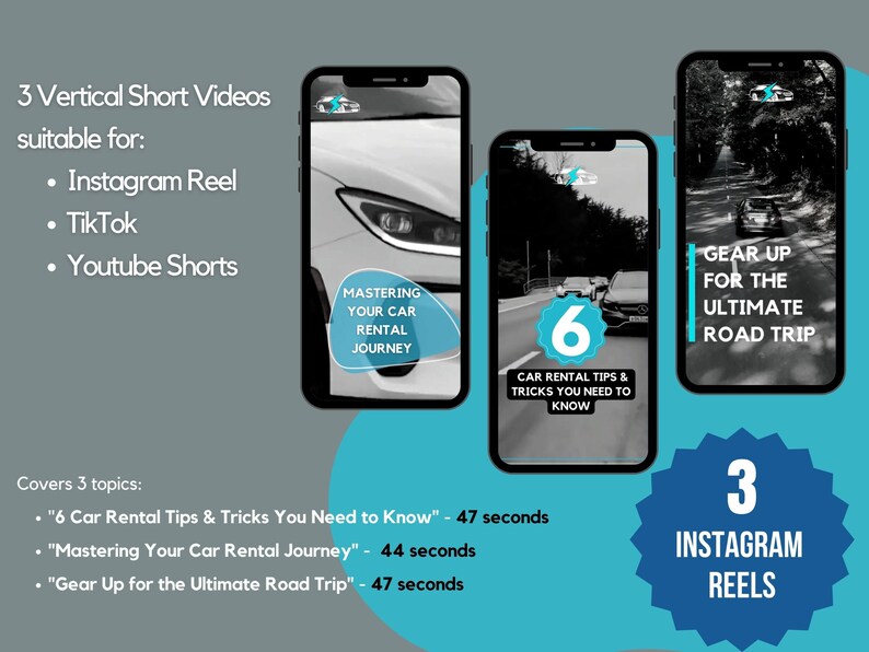 Instagram Reels for Car Rental Businesses | Rent a Car Instagram Reels ...