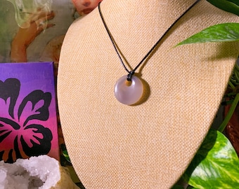 Grey moonstone necklace