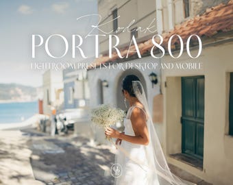 Kodak Portra 800 Lightroom Presets: Film Wedding Photography (Desktop & Mobile)