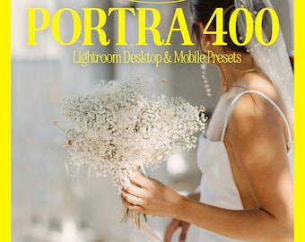Kodak Portra 400 Inspired Lightroom Wedding Presets (Desktop & Mobile)