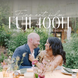 FILM Fuji 400h Inspired Lightroom Desktop and Mobile Presets, 35mm Film Presets, Wedding Photographer Presets