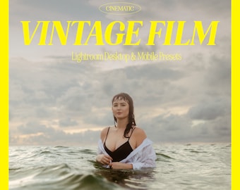 12 films prédéfinis Lightroom : cinématique rétro et chaleureuse pour mobile et ordinateur de bureau