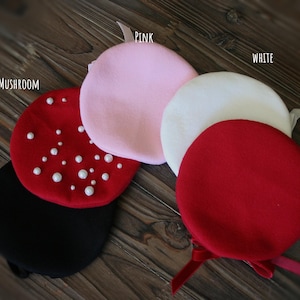 Doll Hat Beret Accessory For Pullip Blythe Dolls