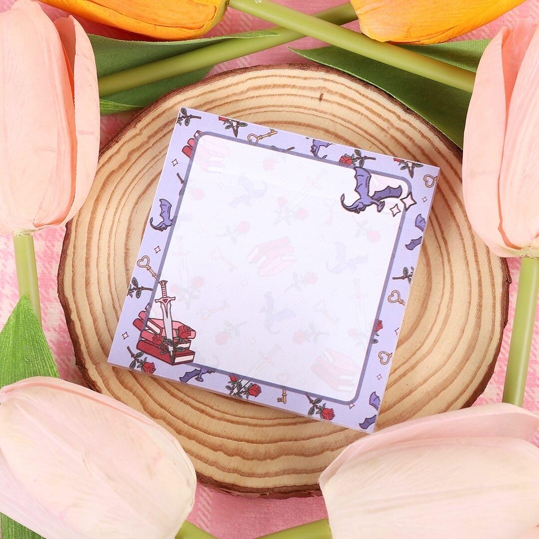 Romantasy Sticky Notes | Bookish Planner Accessory | Reading-themed ...