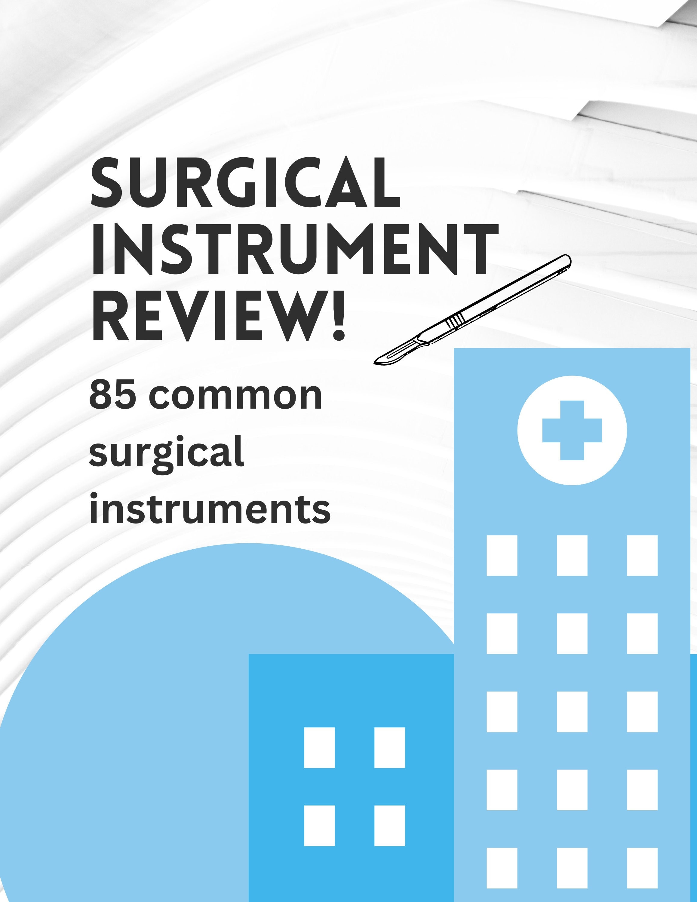 Surgical Instrument Review: 85 Common Instruments (PDF Download) - Etsy