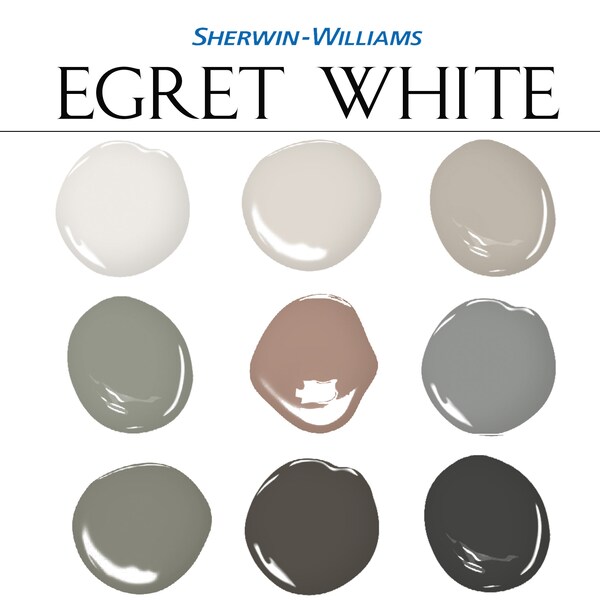 Egret White, Sherwin Williams, Modern Farmhouse, Home Paint Colors, Best Neutral Paint Colors, Whole House Paint Colors, Farmhouse Paint