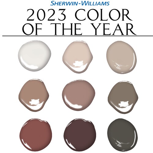 Sherwin Williams 2023 Color of the Year Redend Point Color Etsy
