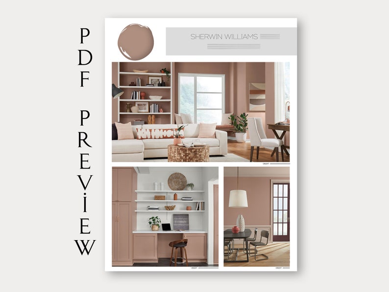 Sherwin Williams Canvas Tan Color Palette Interior Color Etsy