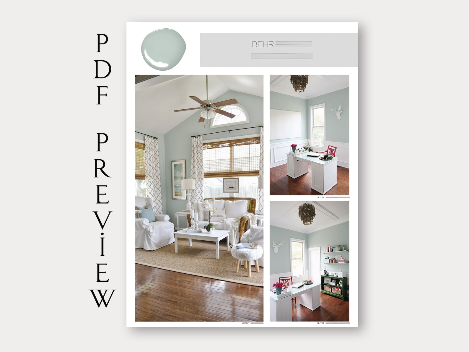 Coastal Beach Paint Palette, Behr, Beach House Review, Coastal Palette