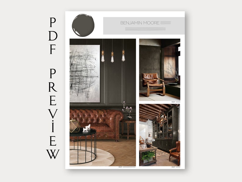 Modern Rustic Paint Palette, Benjamin Moore, Whole House Paint Colors ...