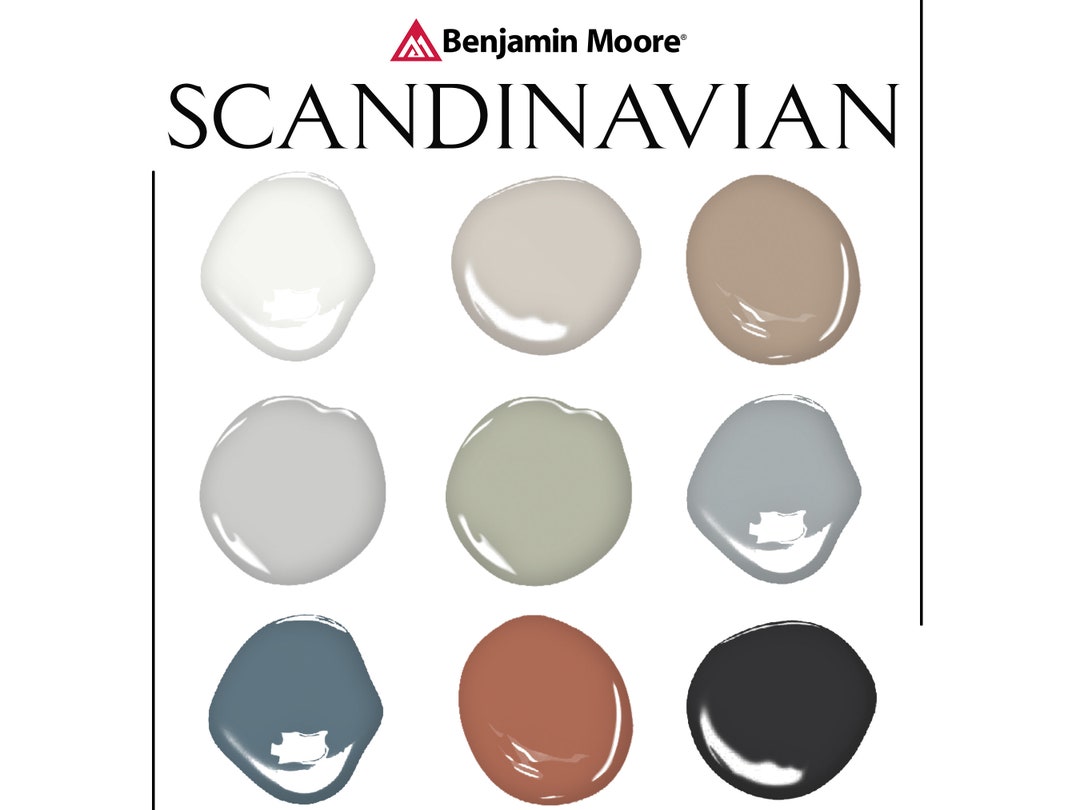 Benjamin Moore Scandinavian Paint Palette, Scandinavian Style Whole