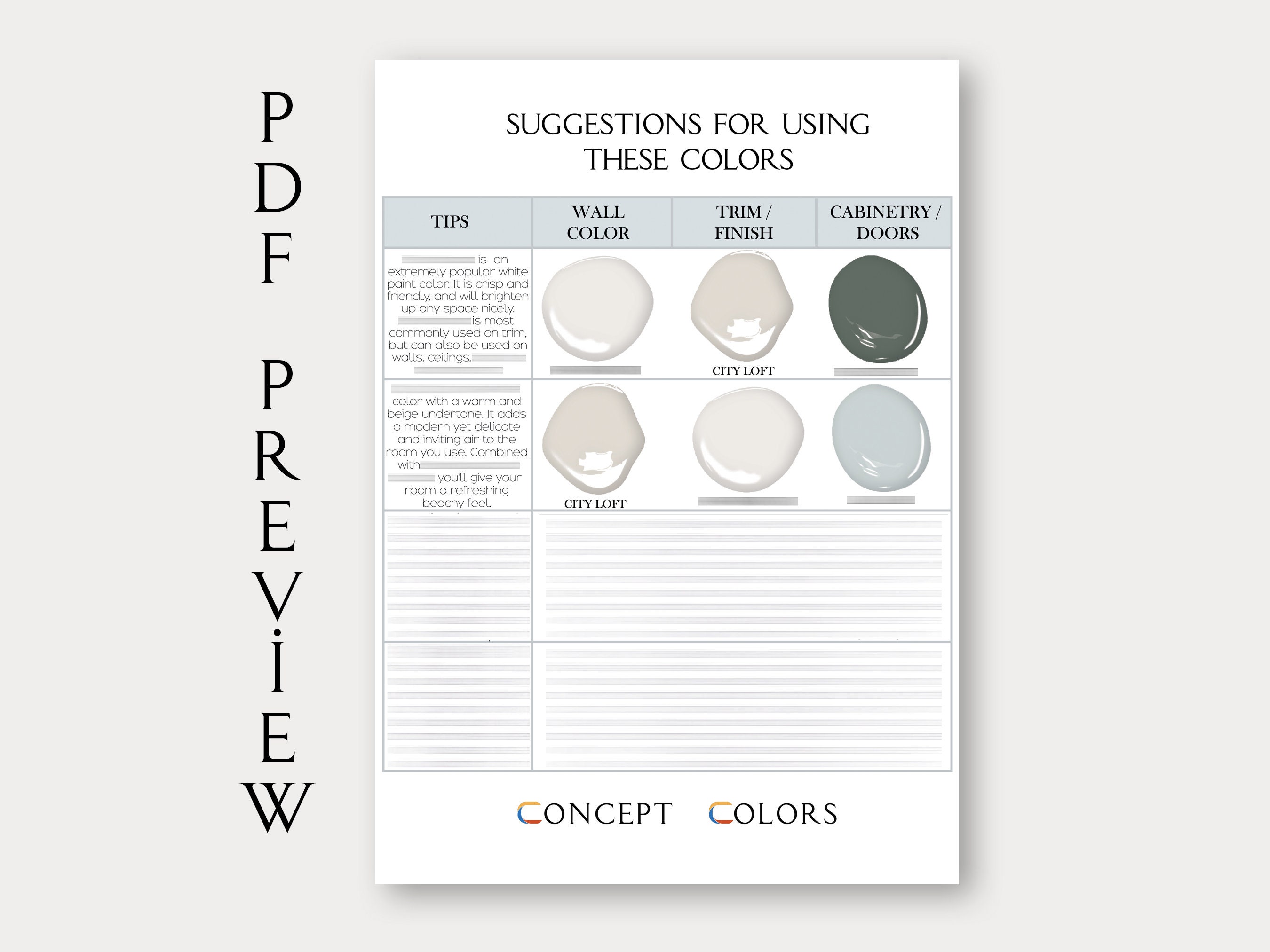 Sherwin Williams City Loft Paint Palette, Complementary Whole House ...