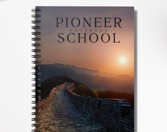 JW Gift JW Pioneer School Notebook JW Pioneer Gift 2024 Pioneer School Custom Jw Gift For Brothers Jw Elder Gift Men Jw Meeting Journal Male