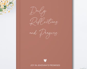 JW Journal for Daily Reflections Prayers & Bible Notes JW Gifts Personal Study Notebook Jehovahs Witness Pioneer School Baptism Gift Journal