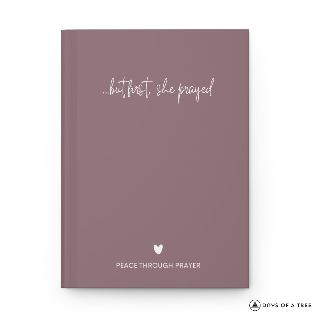 Christian Prayer Journal for Women but First She Prayed Notebook Faith ...