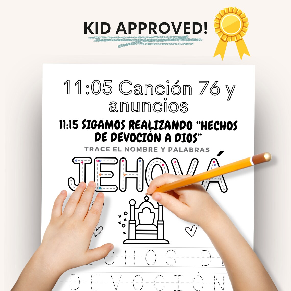 JW Kids Spanish Workbook 2-6 Yr Digital Behave in a Manner Worthy of ...