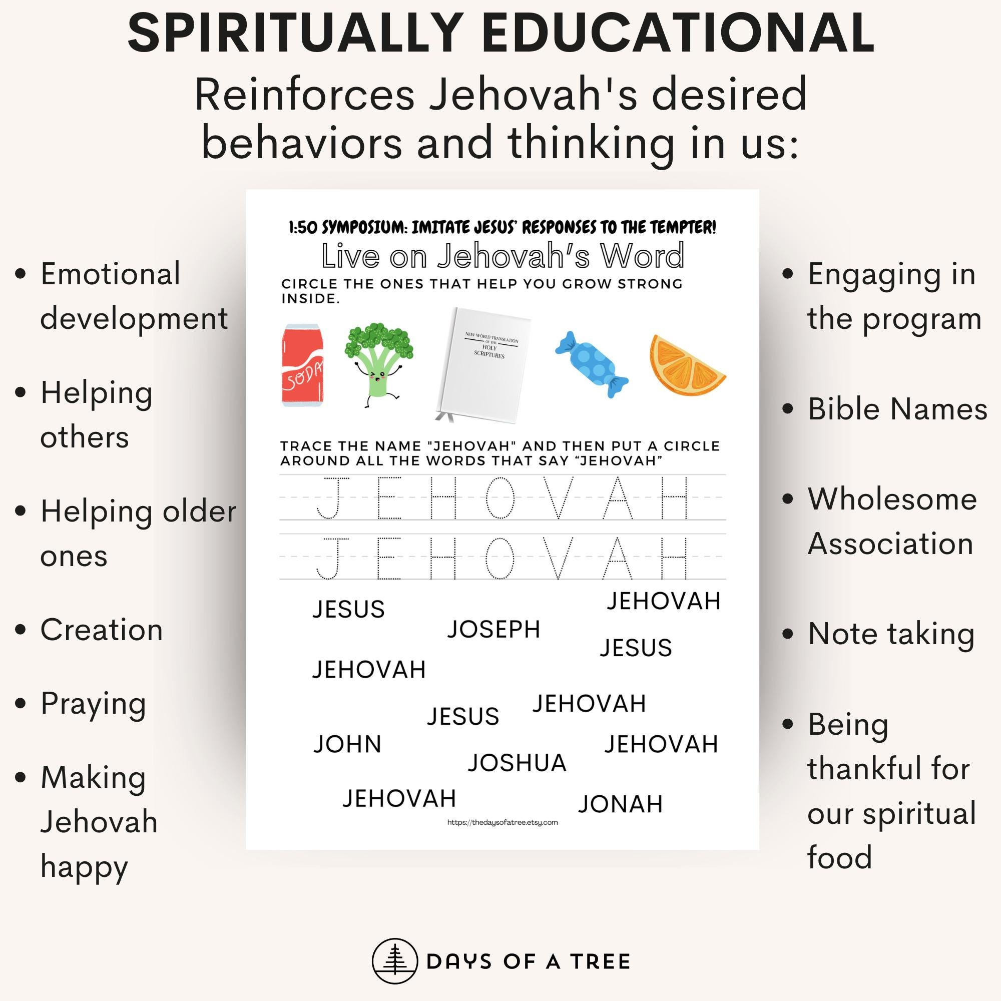JW Kids Workbook 2025 Pure Worship Convention Activities for Toddlers ...