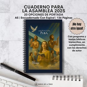 Cuaderno Asamblea JW 2025 con Programa Regalo Para Testigo de Jehová Anciano Precursor Bautismo Niño Asamblea Internacional Adoración Pura