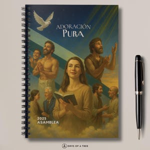 Spanish 2025 Pure Worship JW Convention Notebook Not Program Filled Jehovah Witness Gift Pioneer Baptism Sister Brother Journal Note Taking