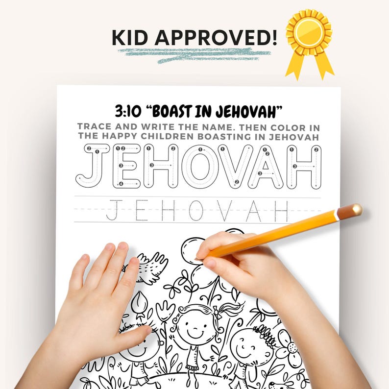 JW Kids Assembly Workbook Bundle 2-6 Yr Digital Not Ashamed/behave in a ...