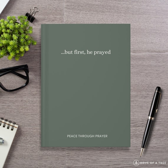 Men's Prayer Journal Christian Devotional Bible Study Notebook Faith-Based Journal For Christian Men Gift for Christian Dad Spiritual Growth