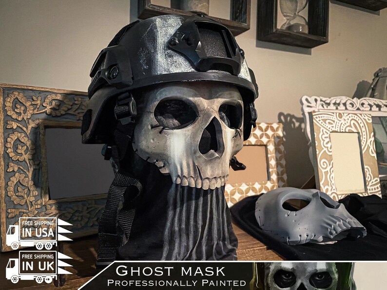 Ultimate Ghost Mask Airsoft Ready Simon Ghost Riley Call of Duty