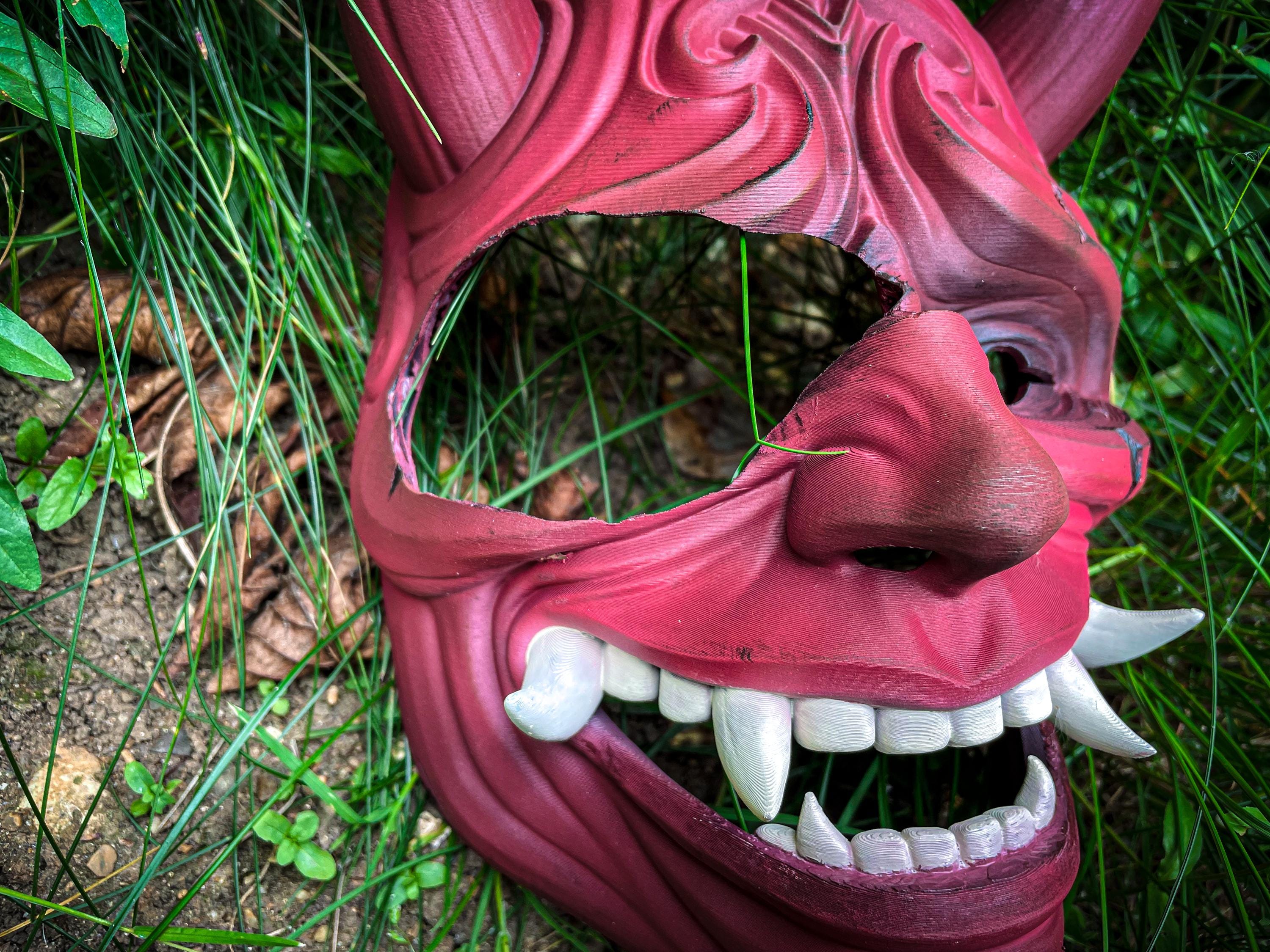 Shattered ONI Mask for Honor Sohei Inspired Wearable/display Piece 3d ...