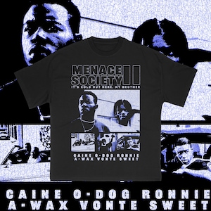 Menace II Society Heavyweight Tshirt | 90s Retro Shirt | Menace to Society Tee | O Dog & Caine Tshirt | 90s Movie Shirt | 90s nostalgia
