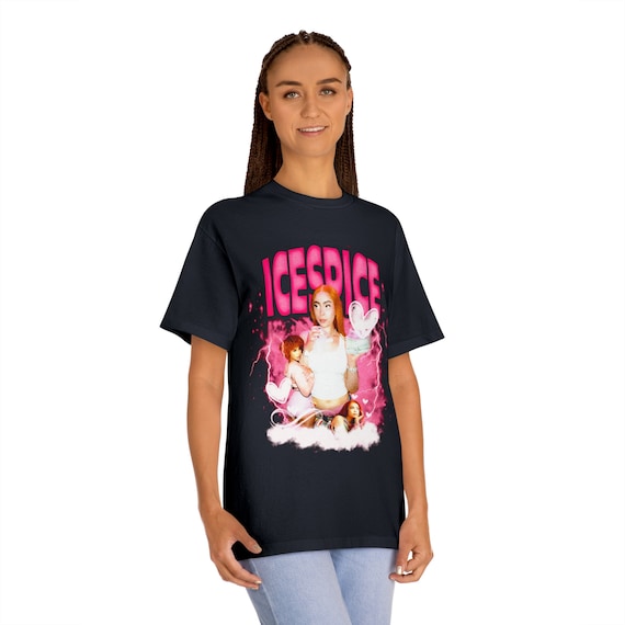 トップス ICE SPICE RAPTEE Ice Spice Shirt, Vintage Rap Tee Ice Spice, Hip Hop Graphic