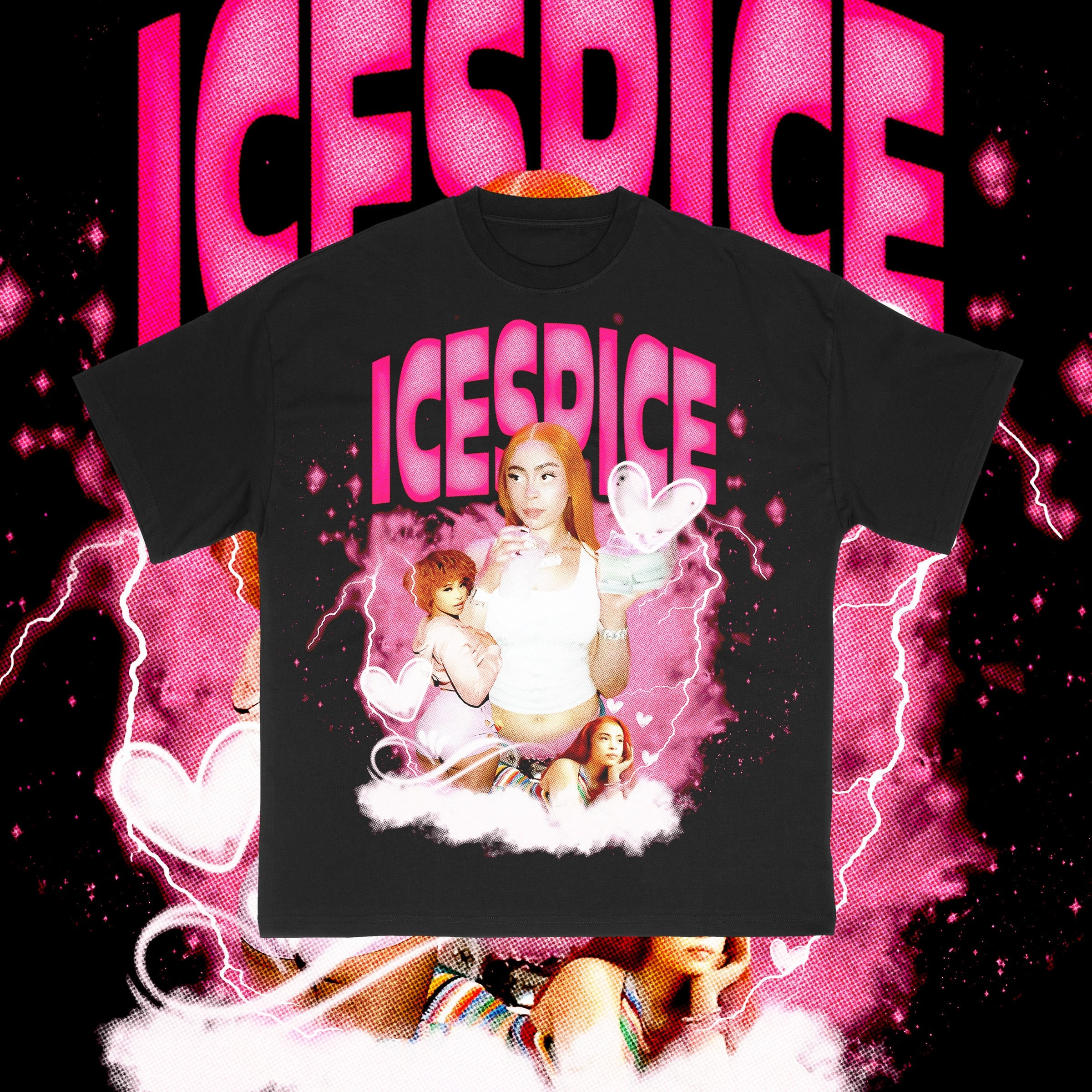 トップス ICE SPICE RAPTEE Ice Spice Shirt, Vintage Rap Tee Ice Spice, Hip Hop Graphic