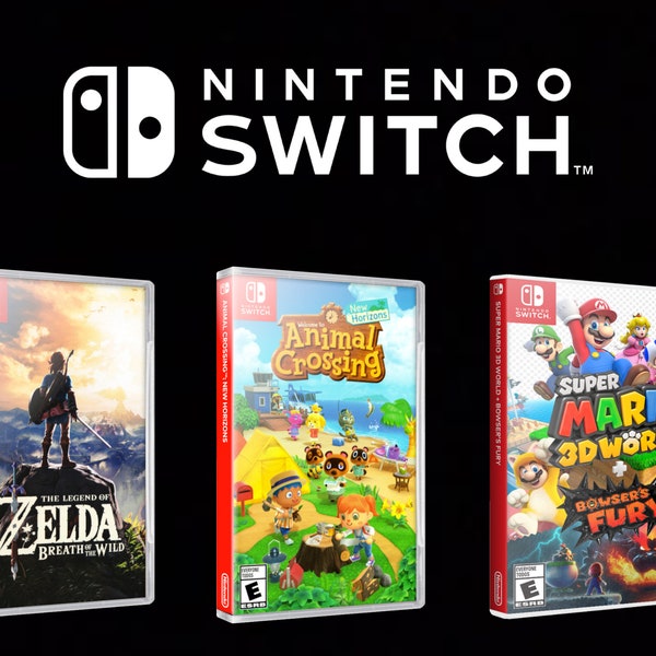 Nintendo Switch Box Art Cover Replacement Artwork