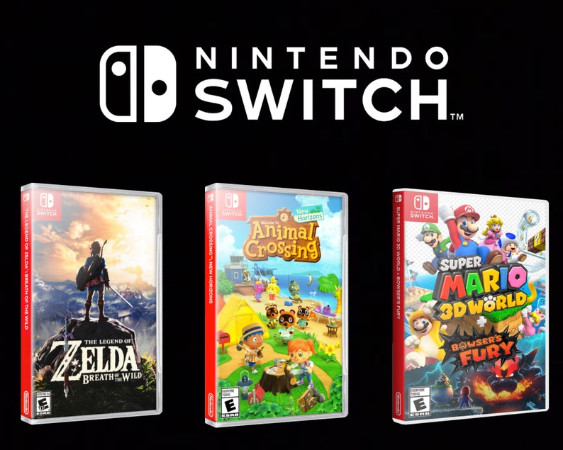 Nintendo Switch Box Art Cover Replacement Artwork Etsy