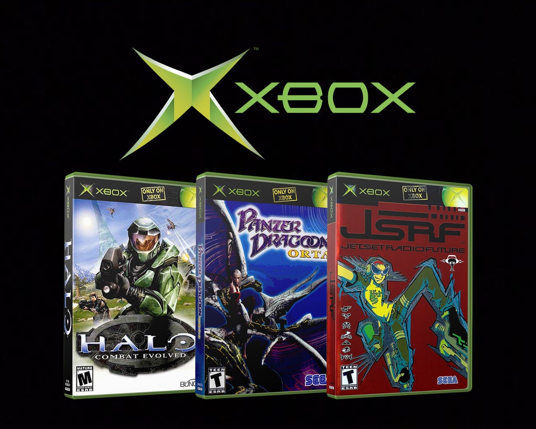 Original Xbox Box Art Cover Replacement Artwork Etsy