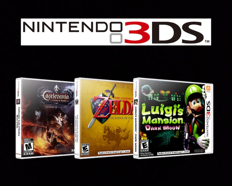 Nintendo 3DS Box Art Cover Replacement Artwork Etsy