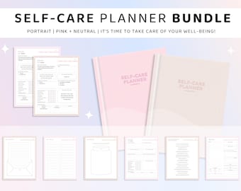 Self Care Planner Bundle, Digital Planner, Daily Planner, Self Love Planner, GoodNotes, iPad, Wellbeing, Anxiety, Mindfulness, Gratitude
