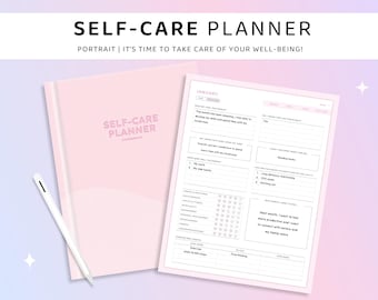 Self Care Planner, Digital Planner, Daily Planner, Self Love Planner, GoodNotes, iPad, Healing, Wellbeing, Anxiety, Mindfulness, Gratitude